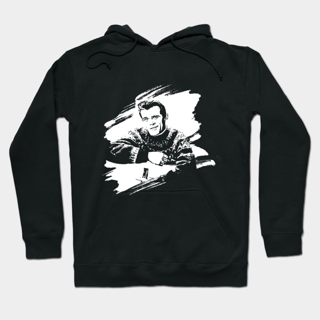 Johnny Paycheck Hoodie by Aloenalone